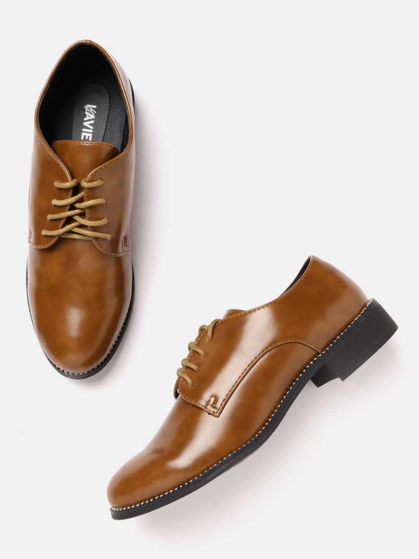 Buy Lavie Women Tan Brown Solid Derbys Formal Shoes for Women 12846498 Myntra