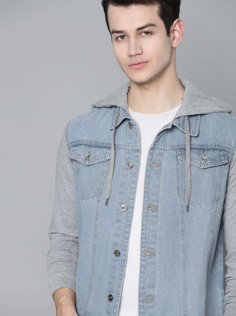 Denim jacket in myntra online