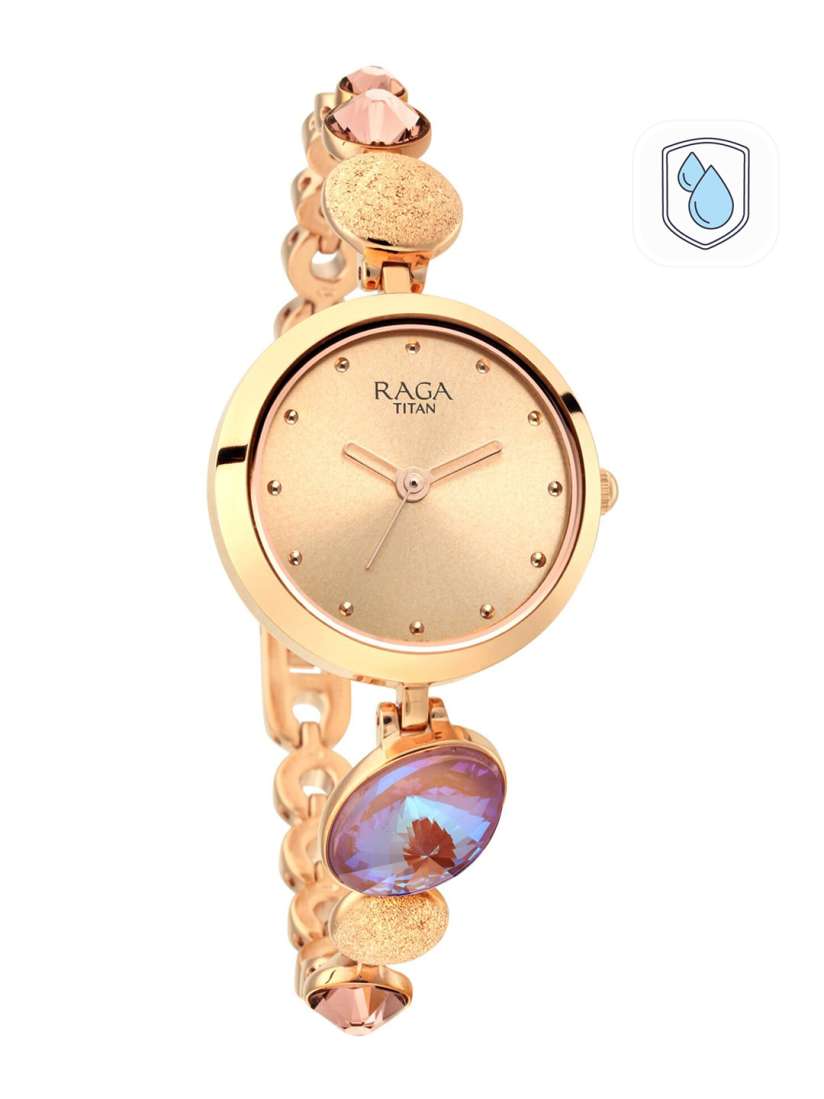 Buy Titan Women Raga Gold Toned Analogue Watch 2606WM08 Watches for Women 12858394 Myntra