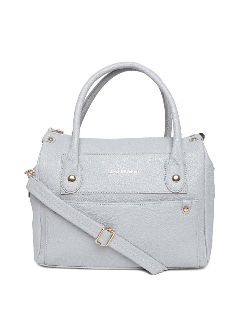Buy Lisa Haydon For Lino Perros Grey Textured Handbag Handbags for Women 1287697 Myntra