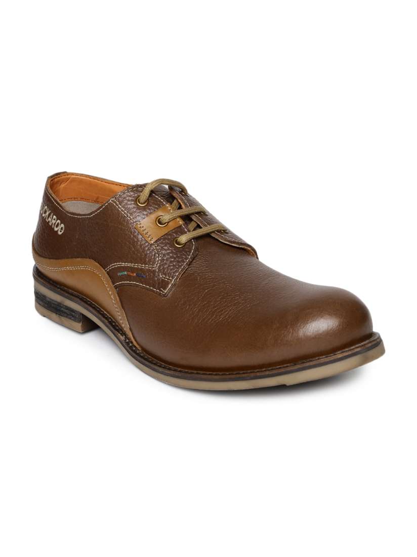 Buy Buckaroo Men Brown Leather Casual Shoes Casual Shoes for Men 1287883 Myntra