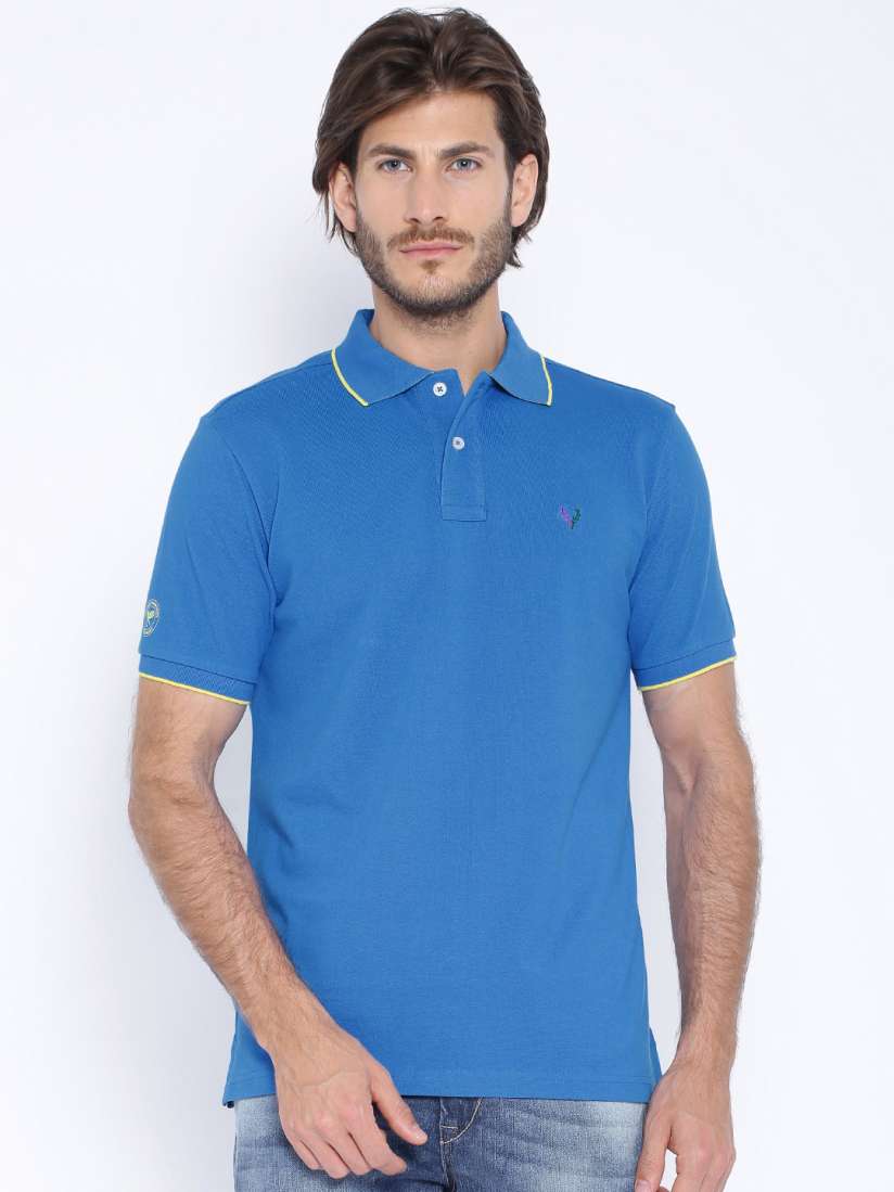 Buy Allen Solly Sport Blue Wimbledon Polo Pure Cotton T shirt Tshirts for Men 1288335 Myntra
