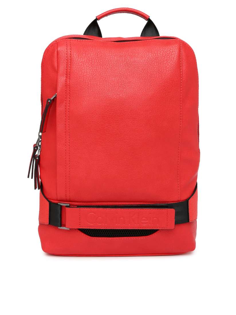 Buy Calvin Klein Jeans Men Red Backpack Backpacks for Men 1288837 Myntra