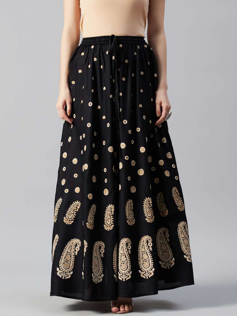 Ethnic skirts myntra outlet