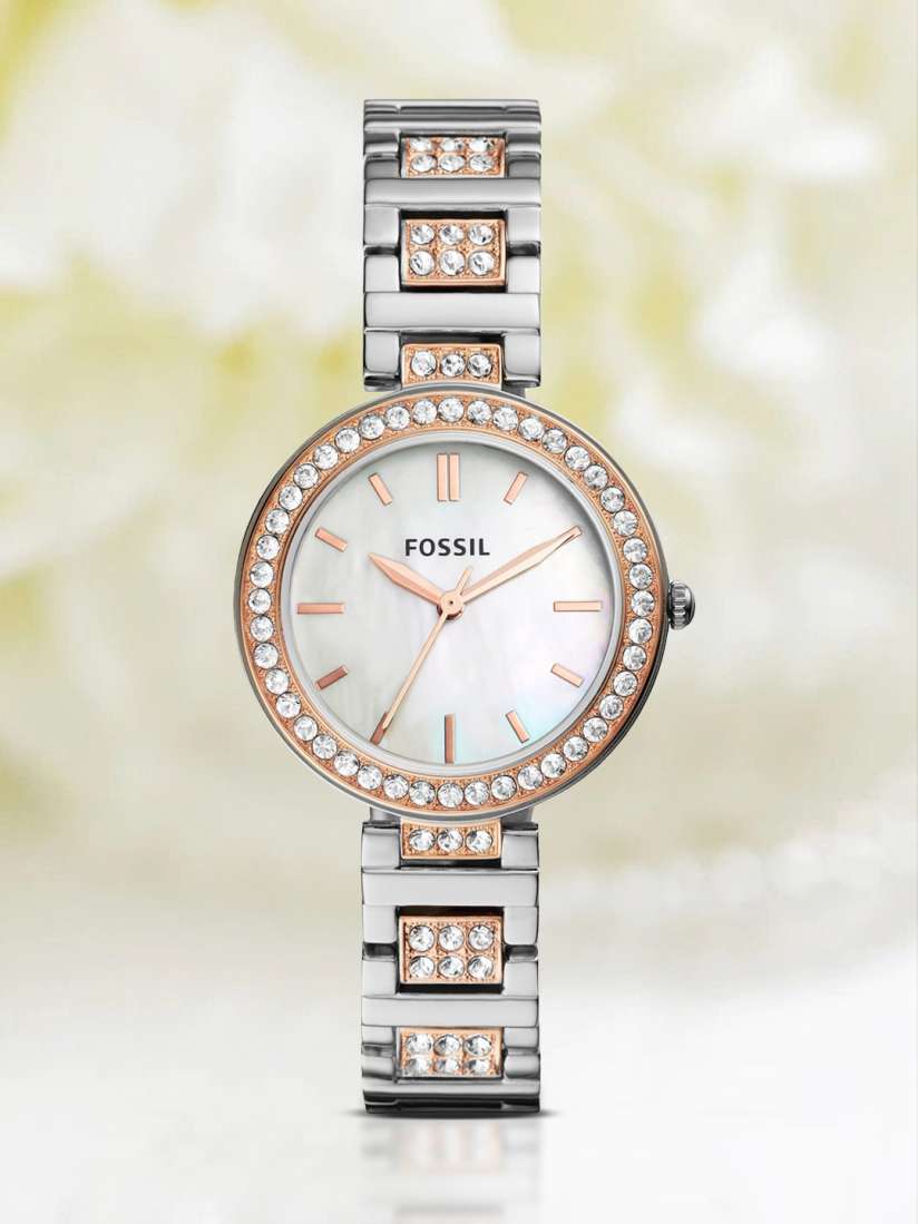 Buy Fossil Women Silver Toned Analogue Watch Watches for Women 12915414 Myntra