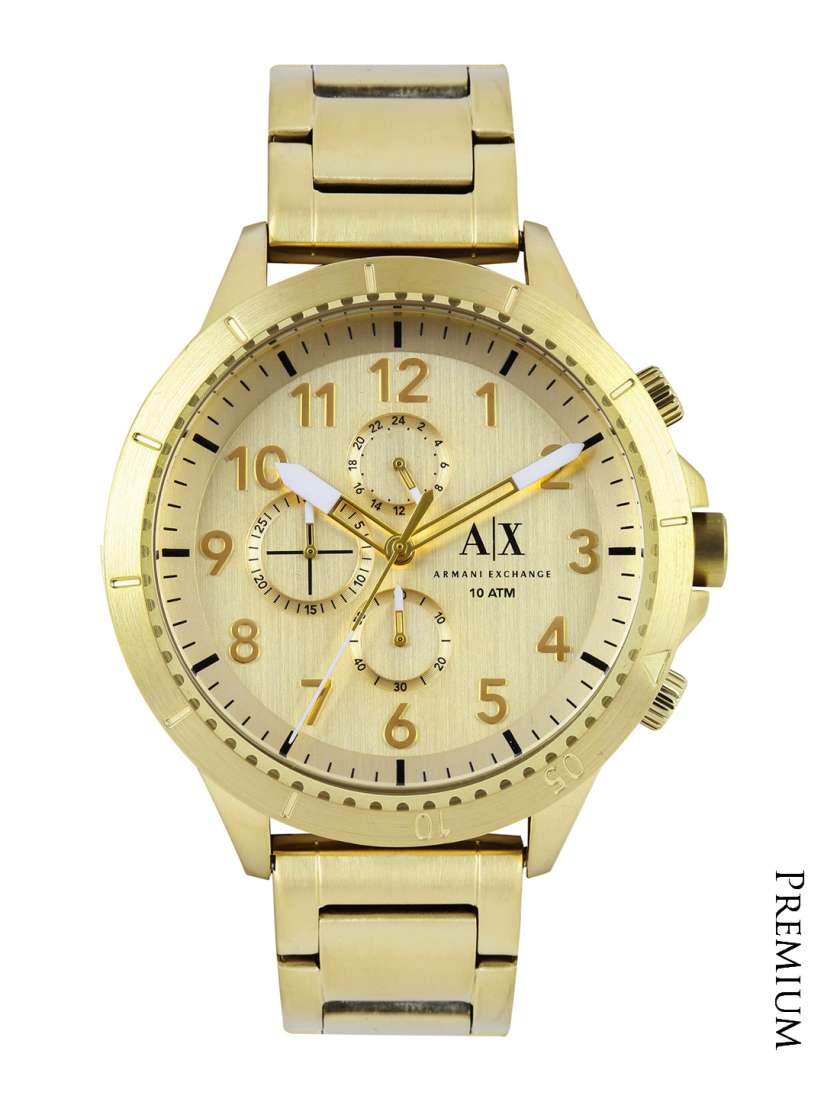 Buy Armani Exchange Men Gold Toned Dial Chronograph Watch AX1752 Watches for Men 1291544 Myntra