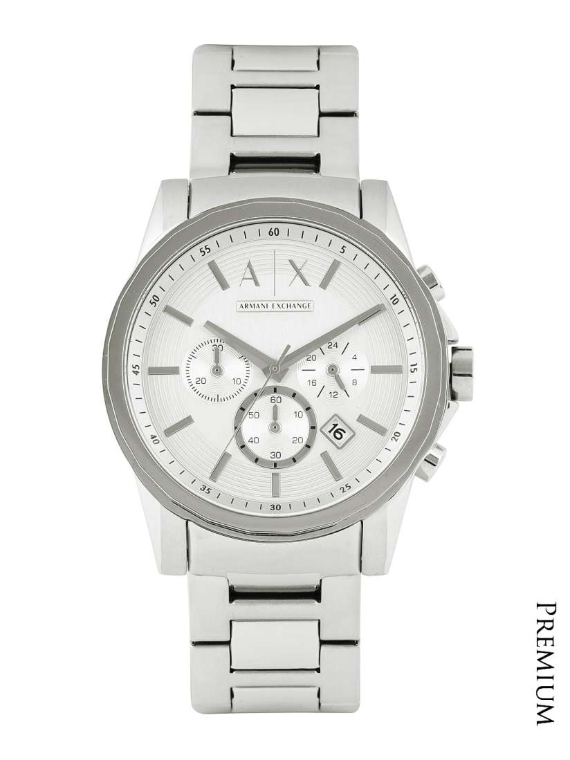 Buy Armani Exchange Men Silver Toned Dial Chronograph Watch AX2058 Watches for Men Myntra