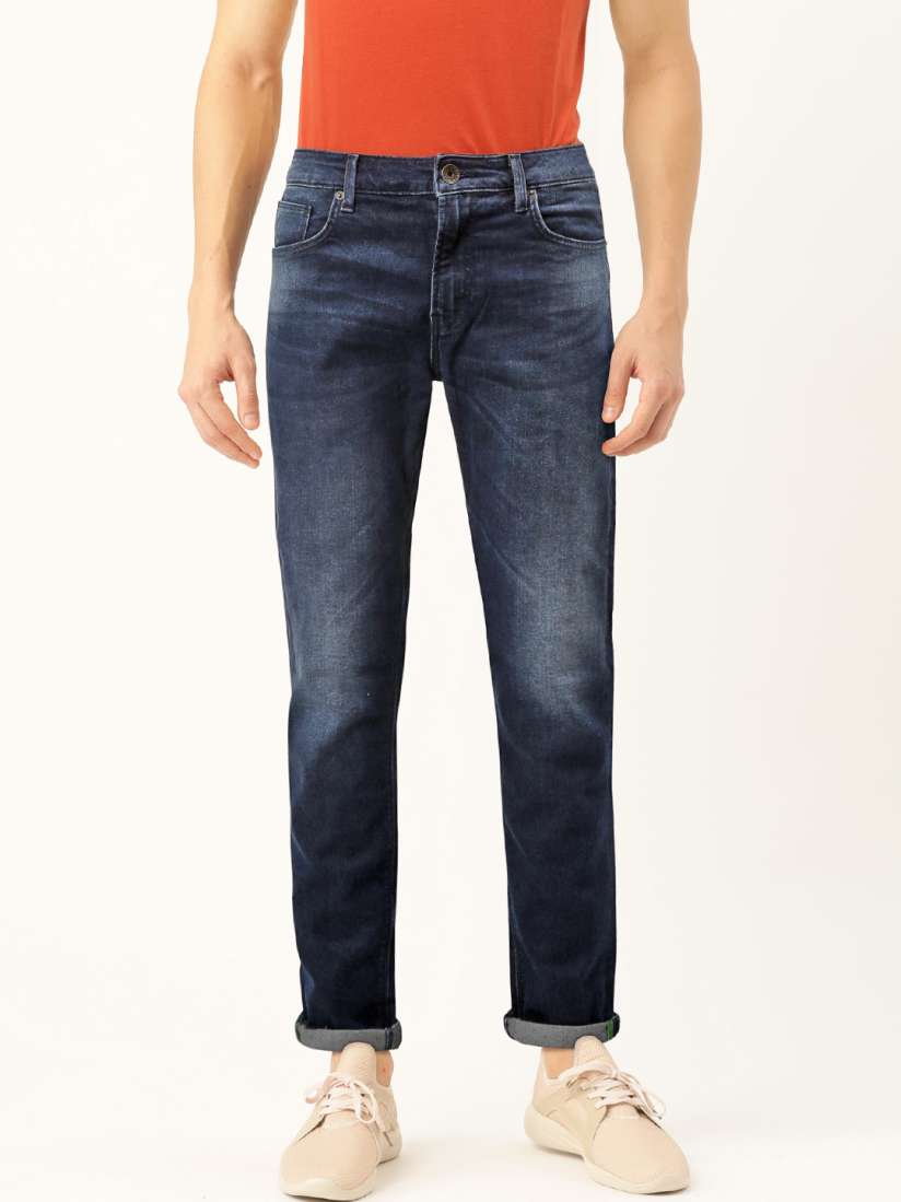 Buy United Colors of Benetton Men Blue Skinny Fit Mid Rise Clean Look Stretchable Jeans Jeans for Men 12940854 Myntra