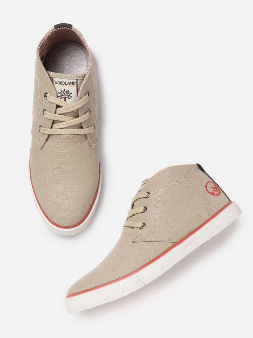 Buy Woodland Men Beige Solid Sneakers Casual Shoes for Men 12950518 Myntra