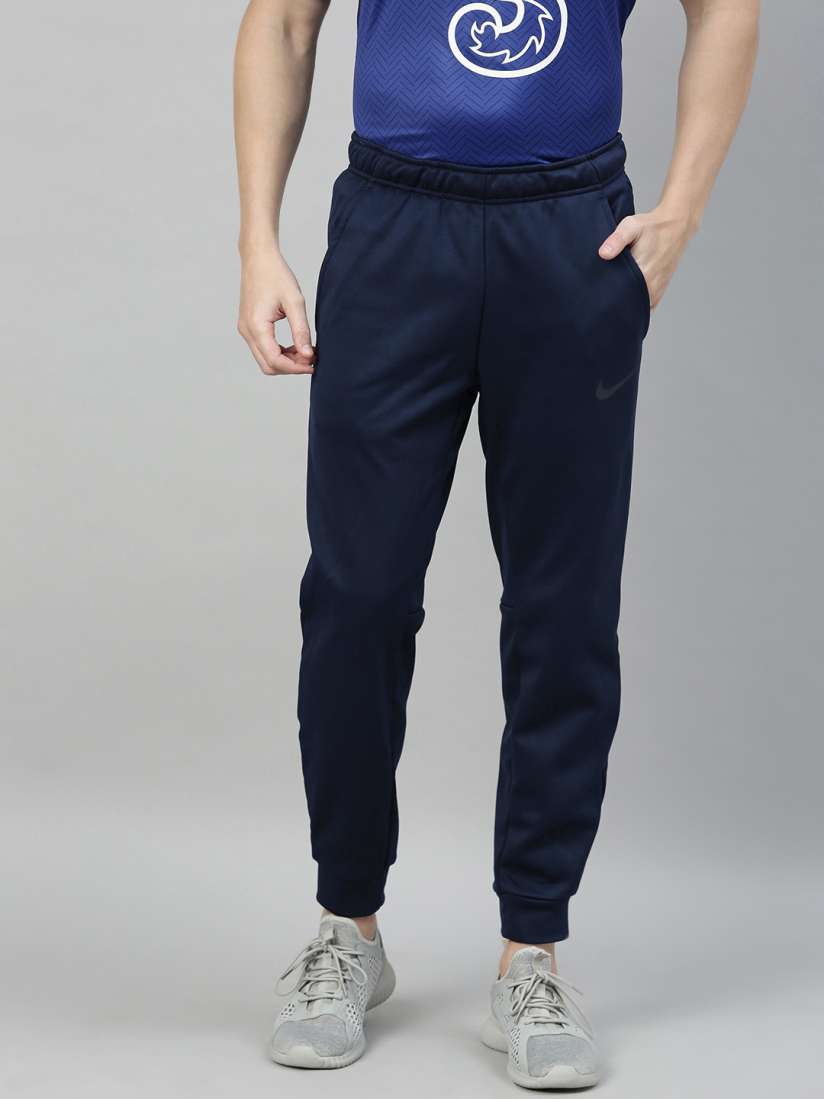 Buy Nike Men Navy Blue Solid AS THRMA Taper Joggers Track Pants for Men 12955180 Myntra