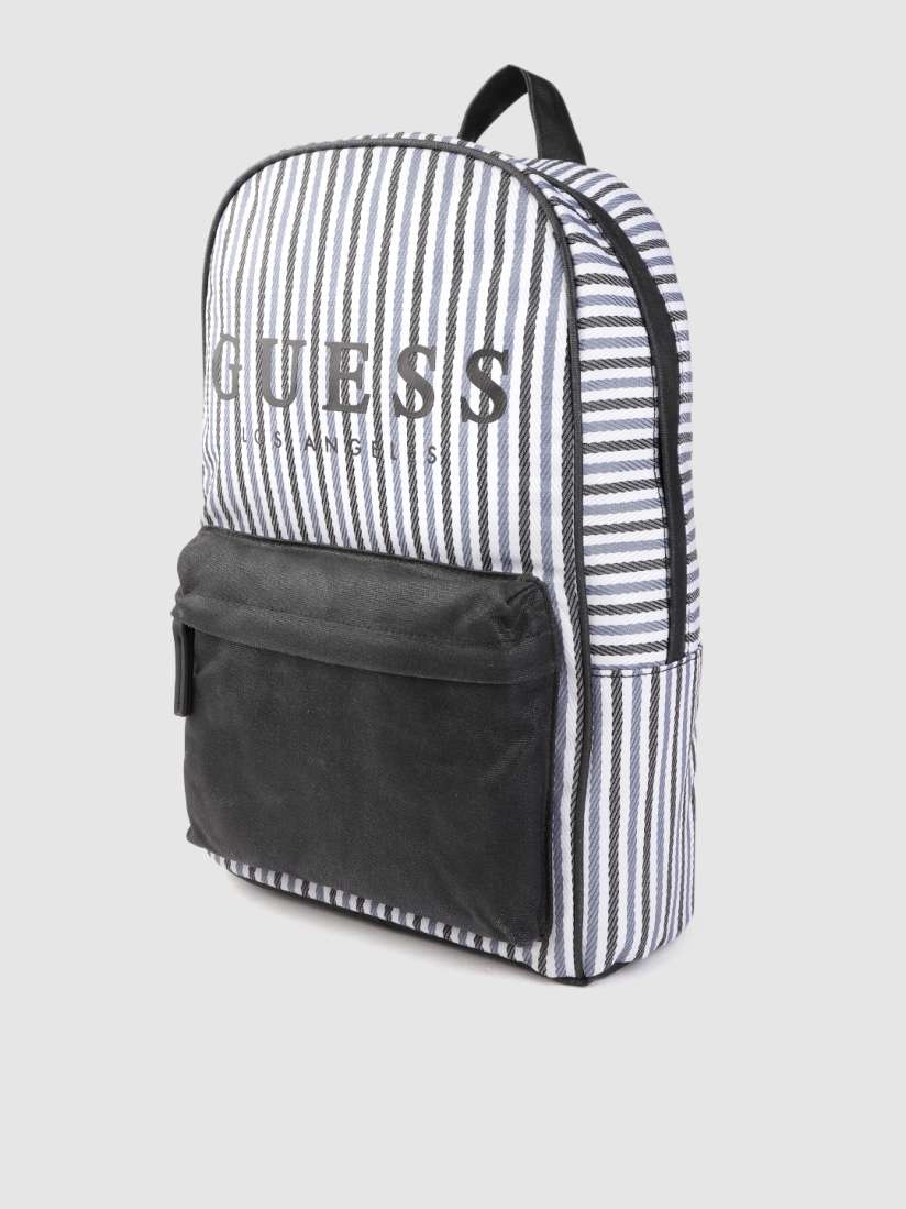 Guess striped backpack deals