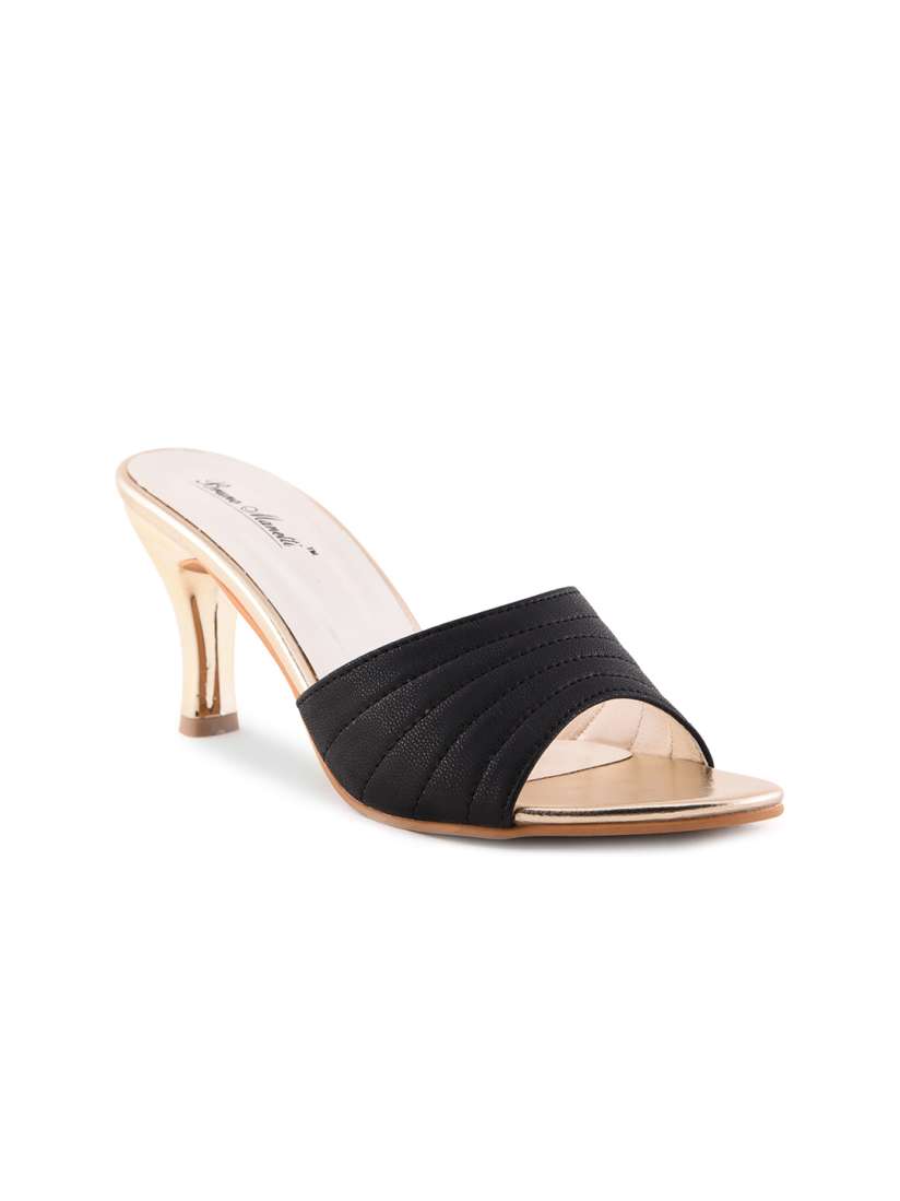 Buy Bruno Manetti Women Black Heels Heels for Women 1299109 Myntra