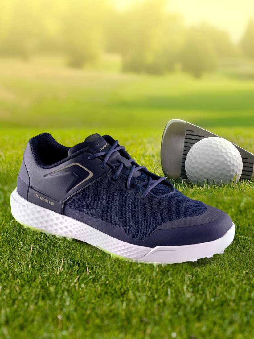 Buy Inesis By Decathlon Men Navy Blue Mesh Golf Shoes Sports Shoes for Men 12992614 Myntra