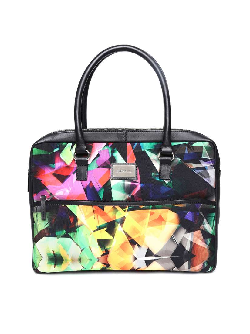 Buy Satya Paul Multicoloured Printed Laptop Bag Laptop Bag for Women 1299769 Myntra