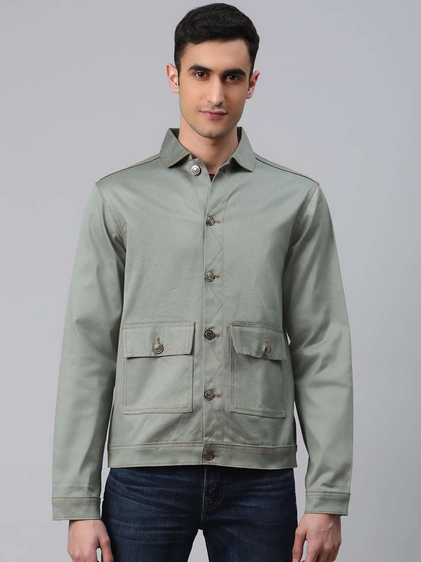 Mint green jean jacket shop