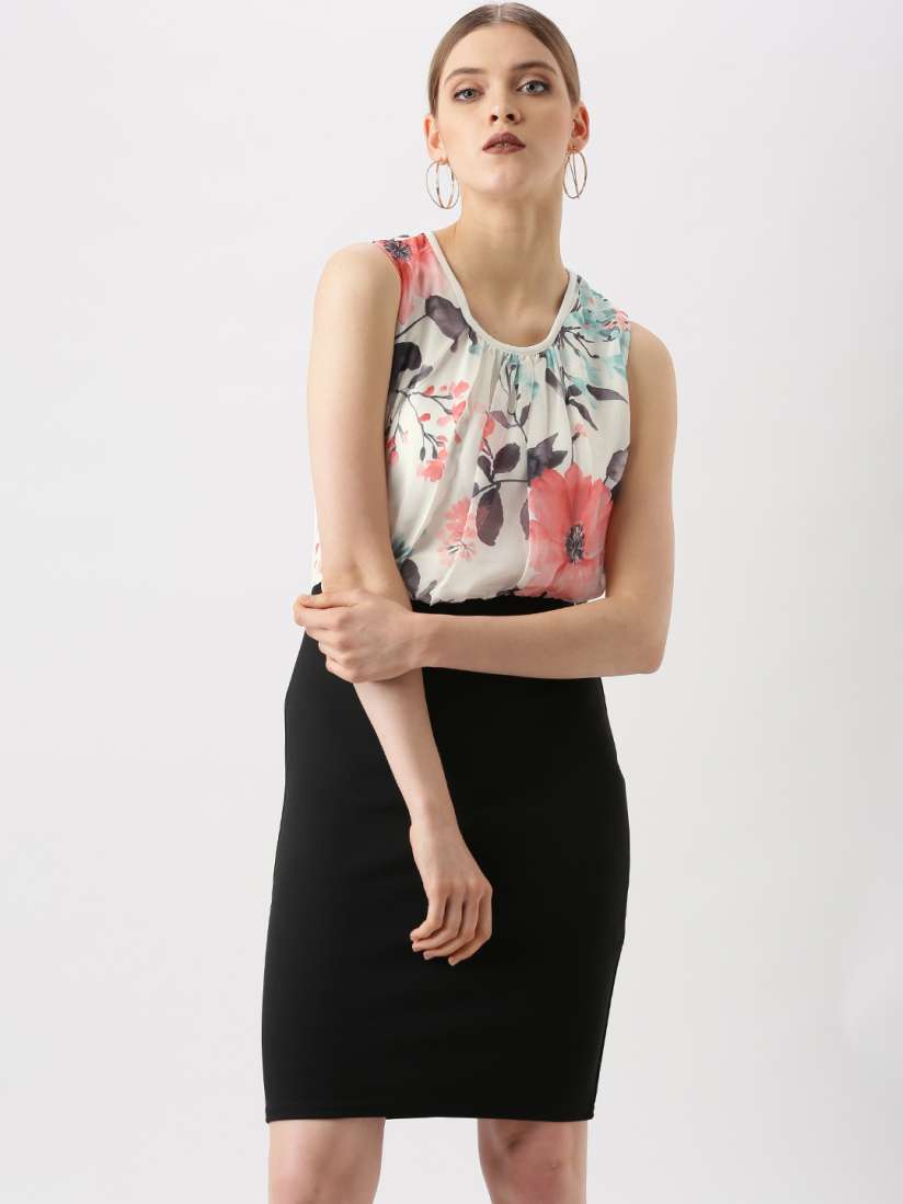 QUIZ Women s Black loght and White