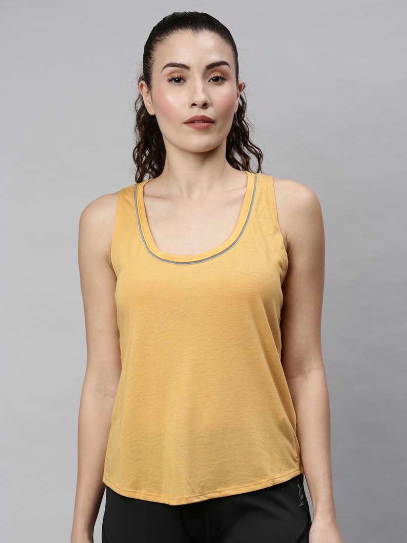 yellow nike training top