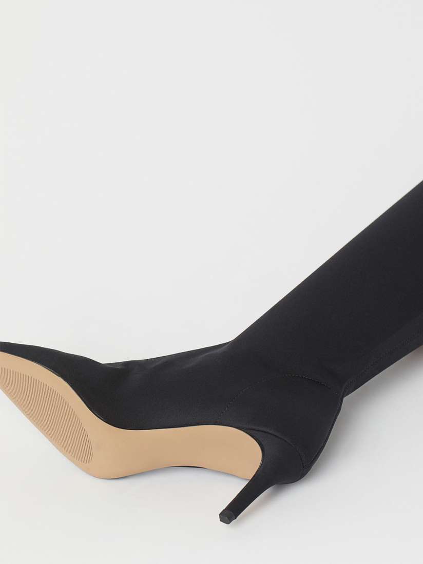 Thigh high boots myntra 2025