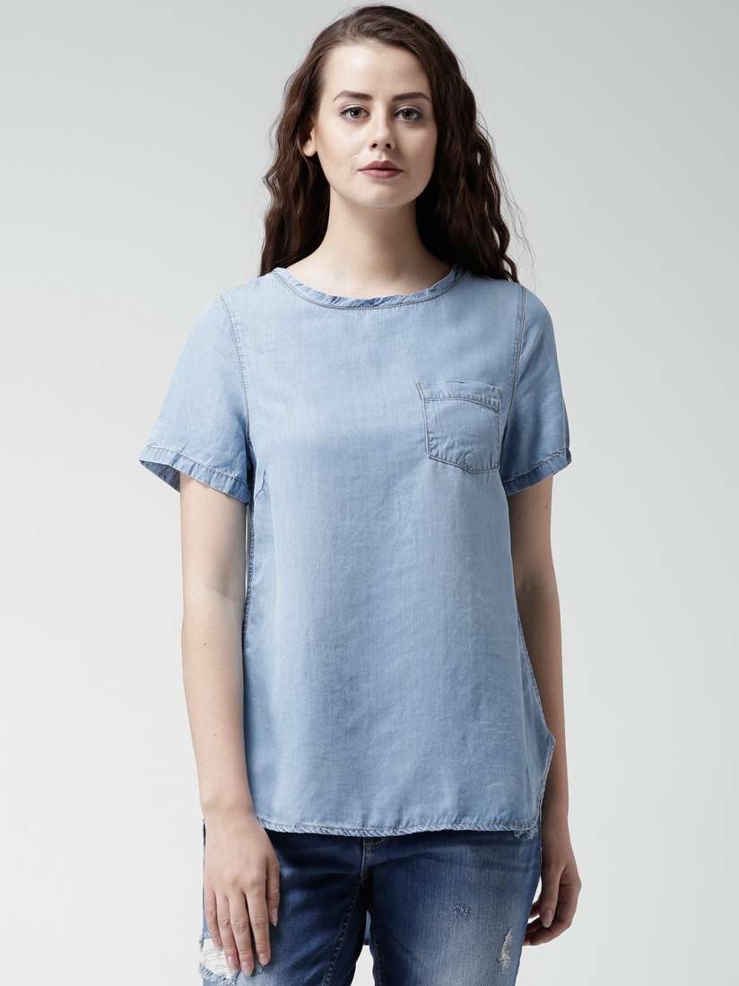 Jeans top myntra store