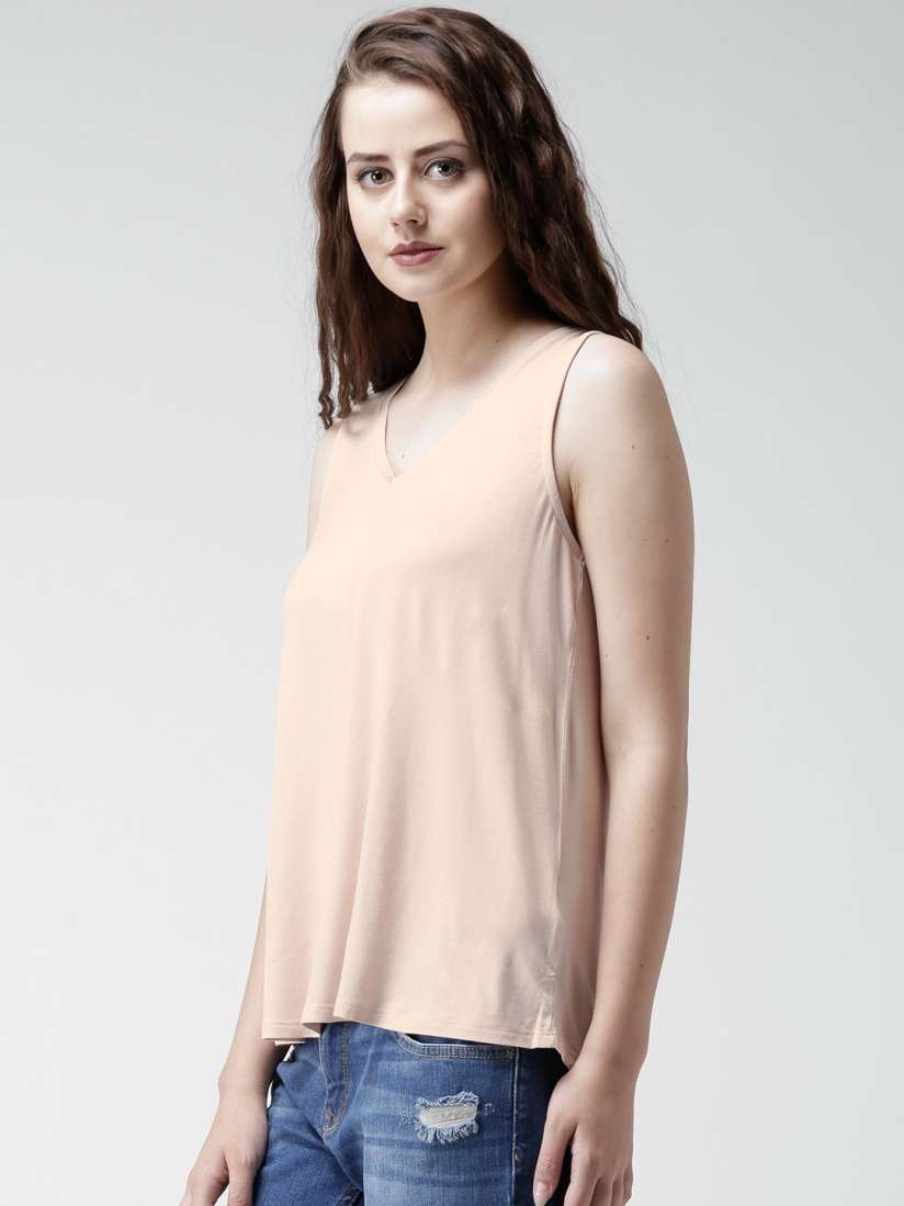 Buy New Look Peach Coloured Top Tops for Women 1302166 Myntra