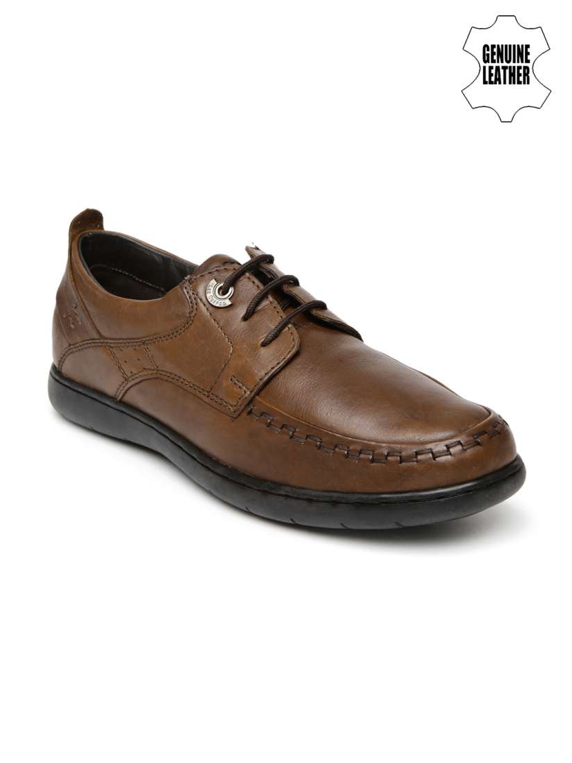 Buy Lee Cooper Men Brown Leather Casual Shoes Casual Shoes for Men 1302375 Myntra