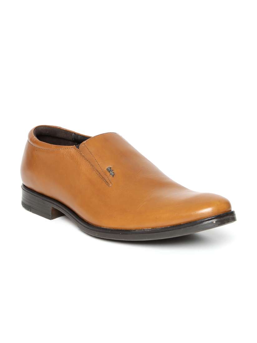 Buy Lee Cooper Men Tan Brown Leather Formal Shoes Formal Shoes for Men 1302383 Myntra