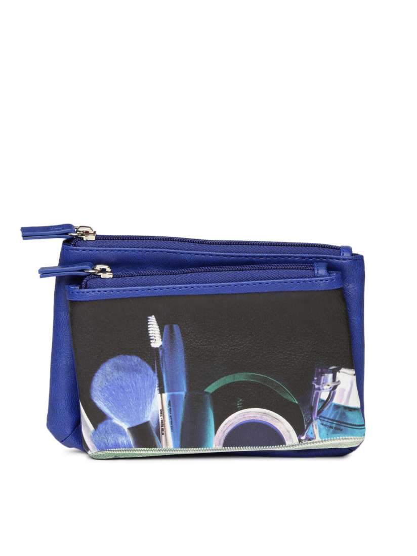 Buy Baggit Blue Printed Uptown Makeup Pouch Travel Accessory for Women 1302472 Myntra