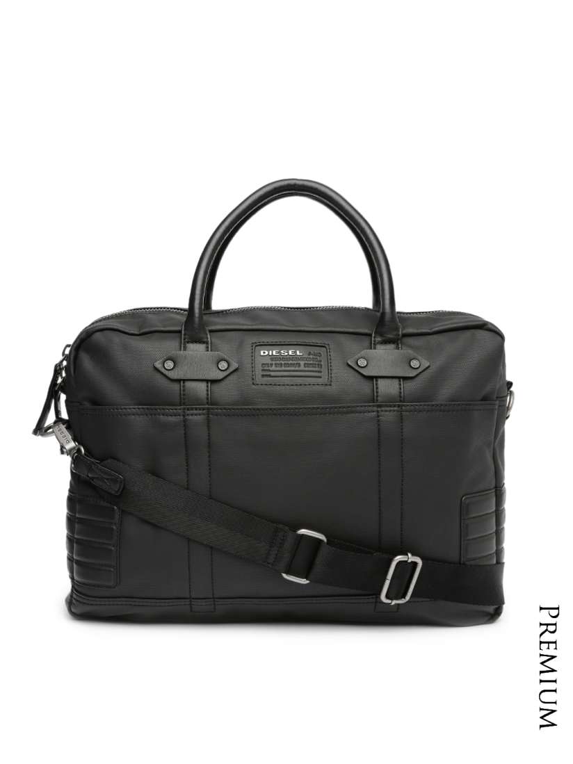 Buy DIESEL Men Black Laptop Bag Laptop Bag for Men 1302837 Myntra