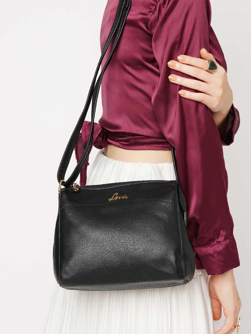 Buy Lavie Cetan Csb Horizontal Women Black Bag Handbags for Women 13032362 Myntra