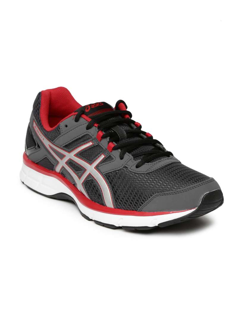 Buy ASICS Men Charcoal Grey Red GEL GALAXY 8 Running Shoes Sports Shoes for Men 1303329 Myntra