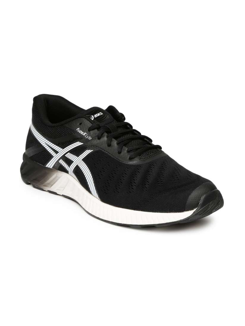 Buy ASICS Men Black FuzeX LYTE Running Shoes Sports Shoes for Men 1303350 Myntra
