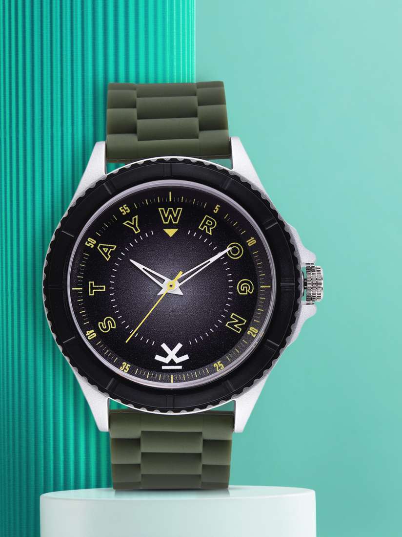 Buy WROGN Men Black Analogue Watch WRG00047A Watches for Men 13036790 Myntra