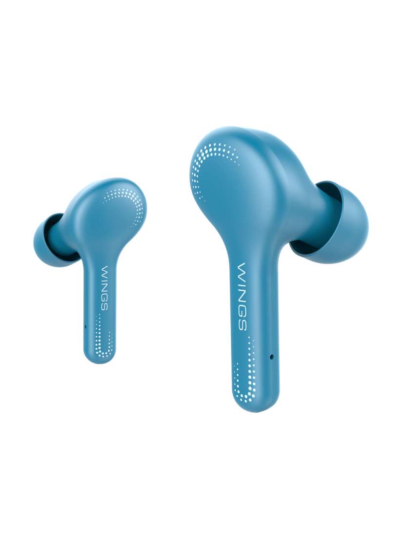 Buy WINGS Blue Vibe Bluetooth 5.0 True Wireless TWS Earbuds Headphones for Unisex 13042708 Myntra