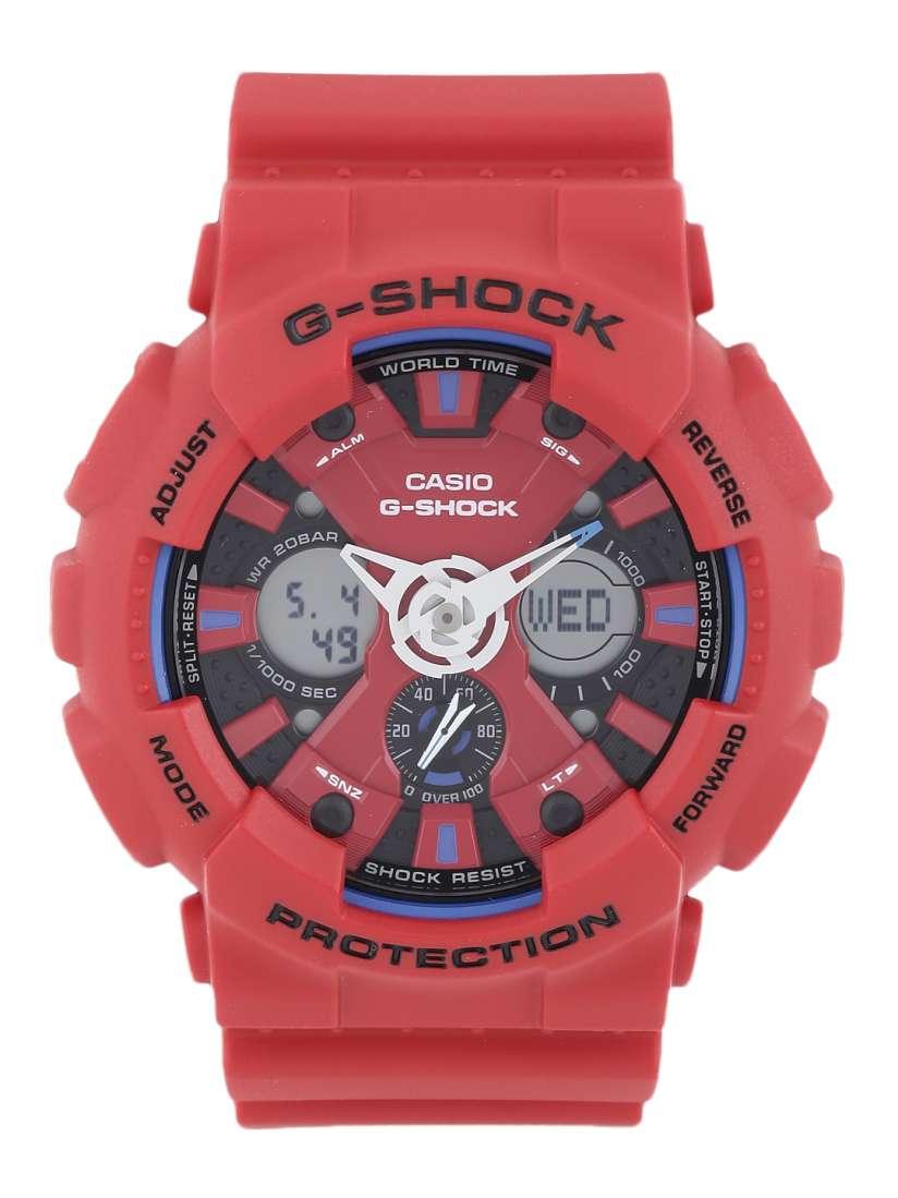 Buy Casio G Shock Men Red Analogue Digital Watches G657 GA 120TR 4ADR Watches for Men 1305168 Myntra