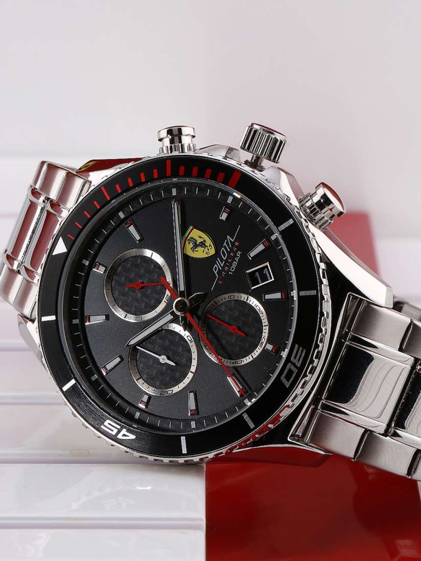 Buy SCUDERIA FERRARI Men Black Analogue Watch Watches for Men 13061284 Myntra