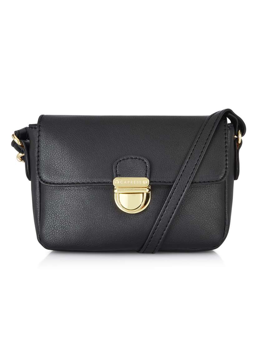 Buy Caprese Black Solid ZESTY Sling Bag Handbags for Women 13072288 Myntra