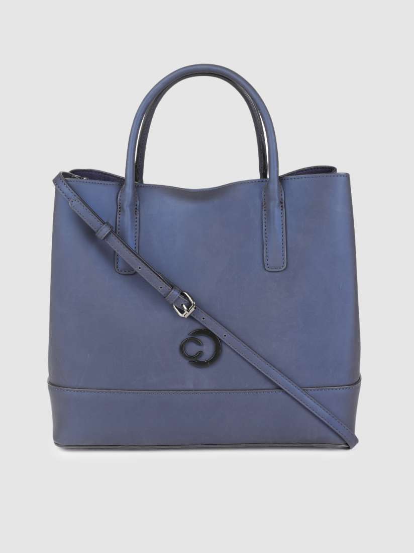 Buy Caprese Women Blue Solid DENISE Handheld Bag Handbags for Women 13072344 Myntra