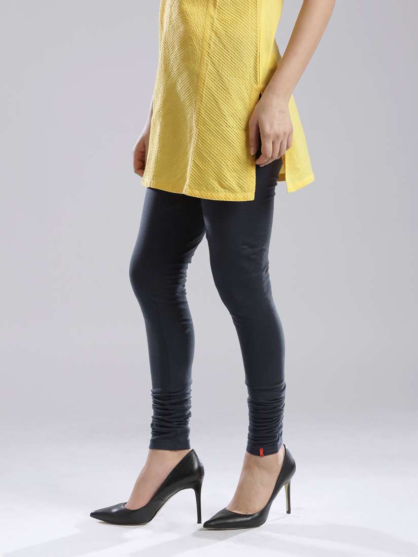 Buy W Navy Churidar Leggings Leggings for Women 1308492 Myntra