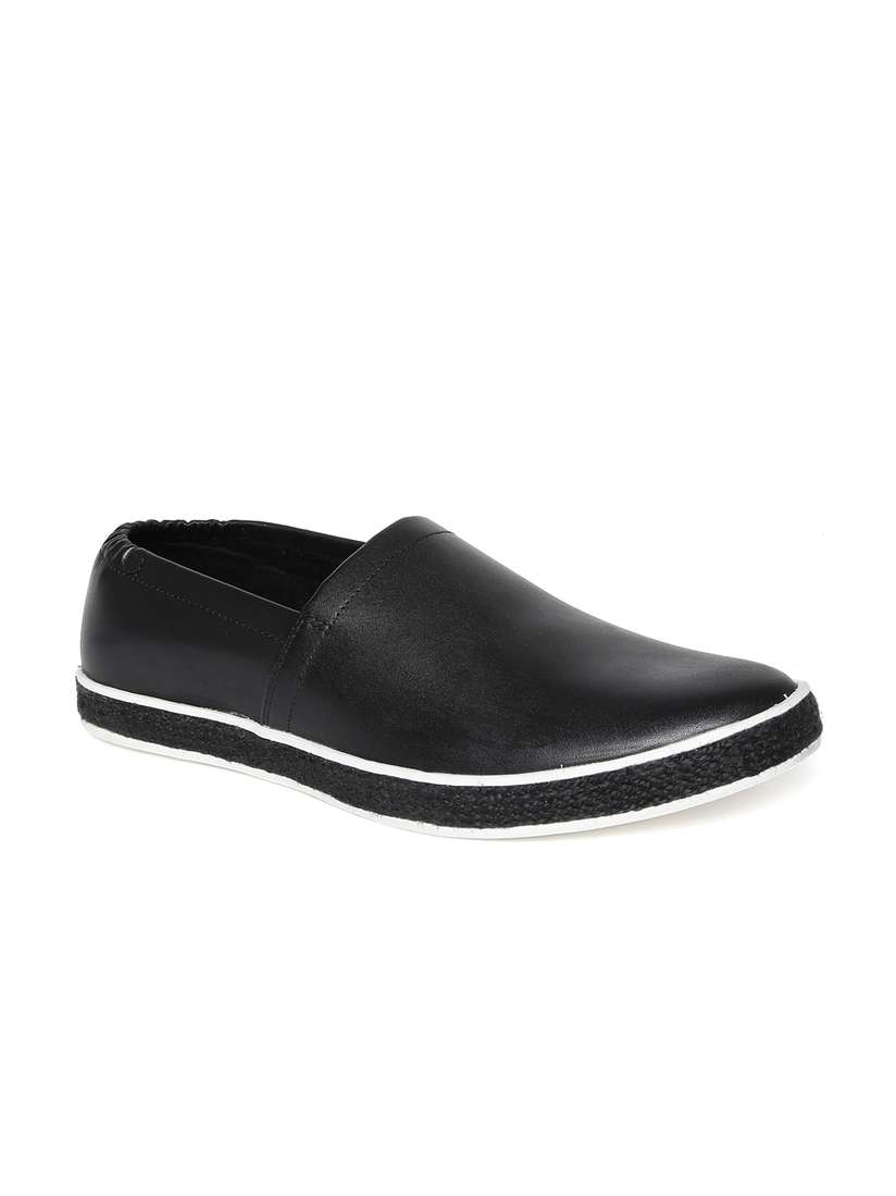 Myntra Kenneth Cole Mens Slip On Shoes Myntra Carlton London Black