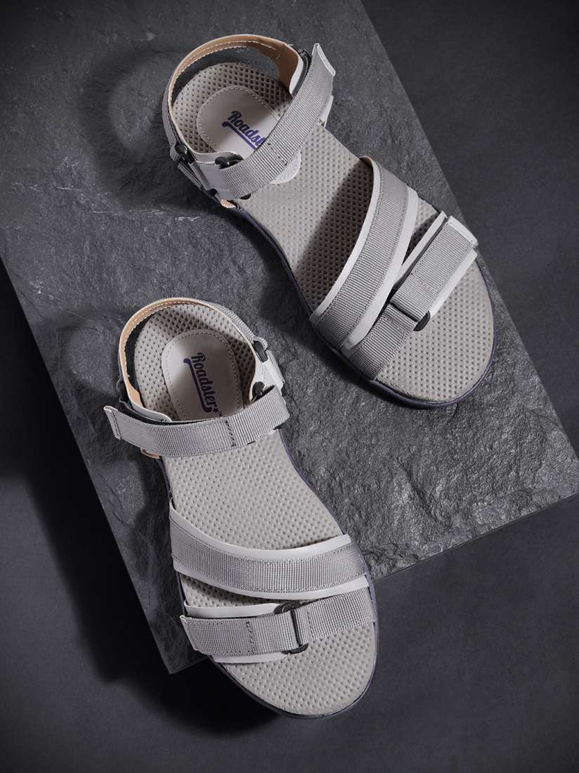 Buy The Roadster Lifestyle Co Women Grey Solid Sports Sandals Sports Sandals for Women 13088996 Myntra