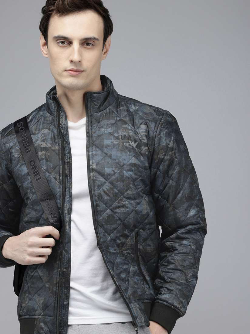 Buy Wildcraft Camouflage Printed Lightweight Quilted Bomber Jacket Jackets for Men 13094636 Myntra