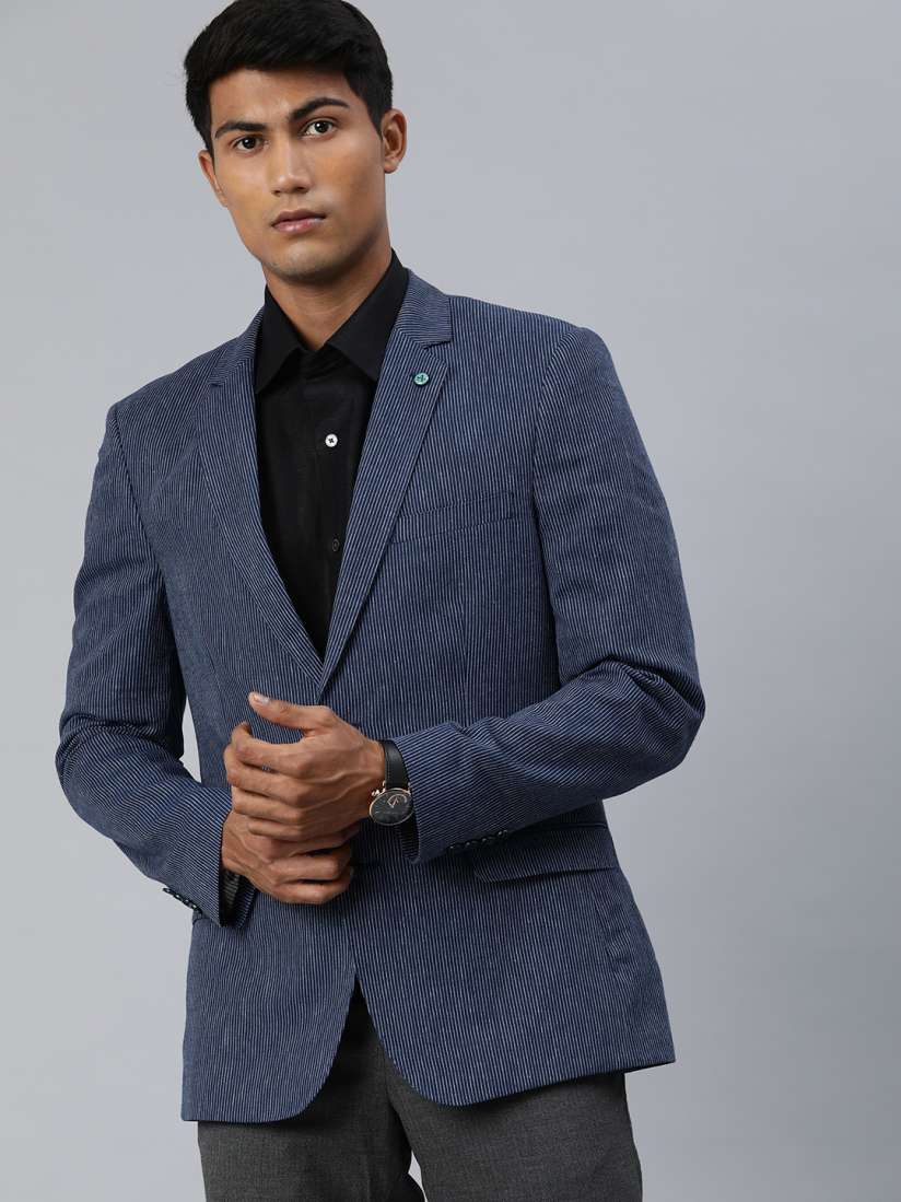 Arrow navy blue blazer sale