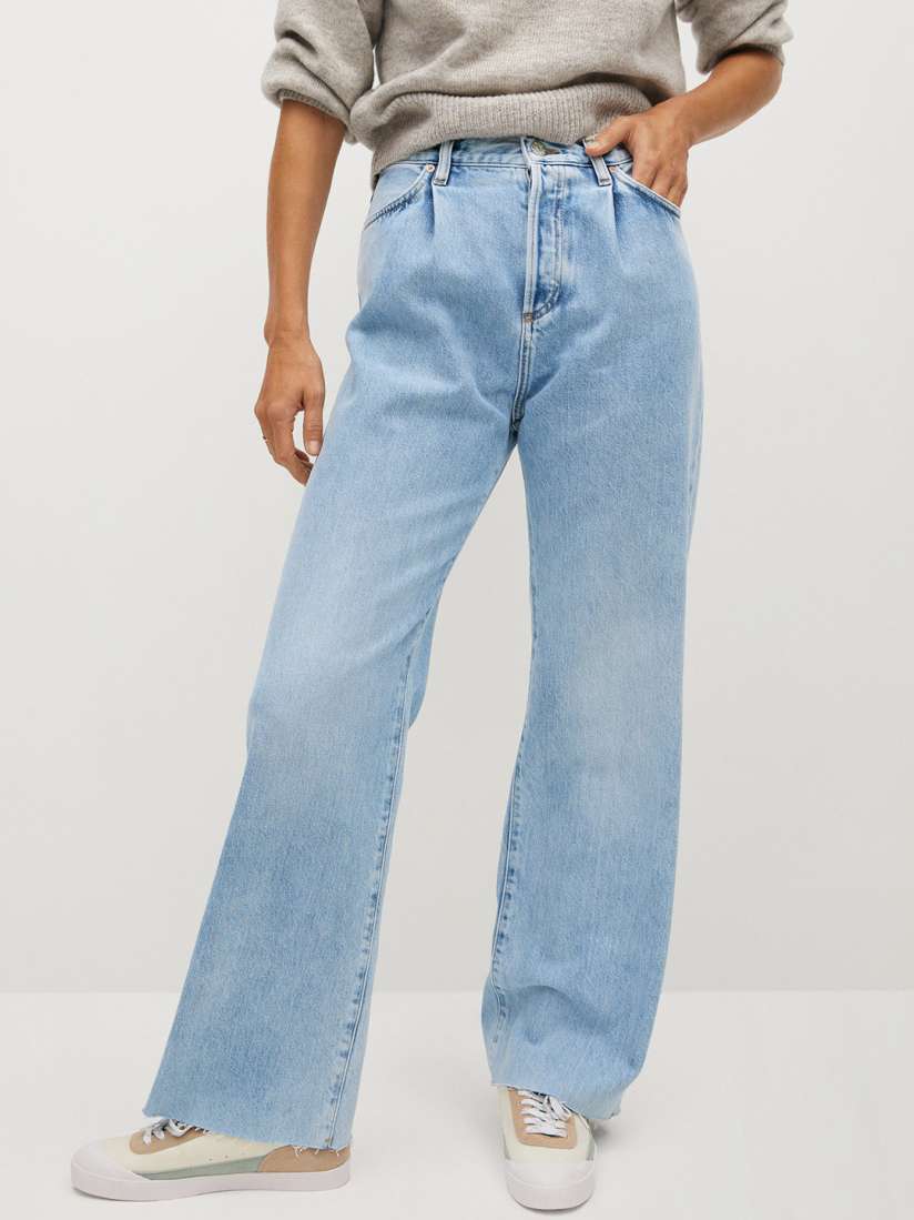 Mango organic cotton jeans deals
