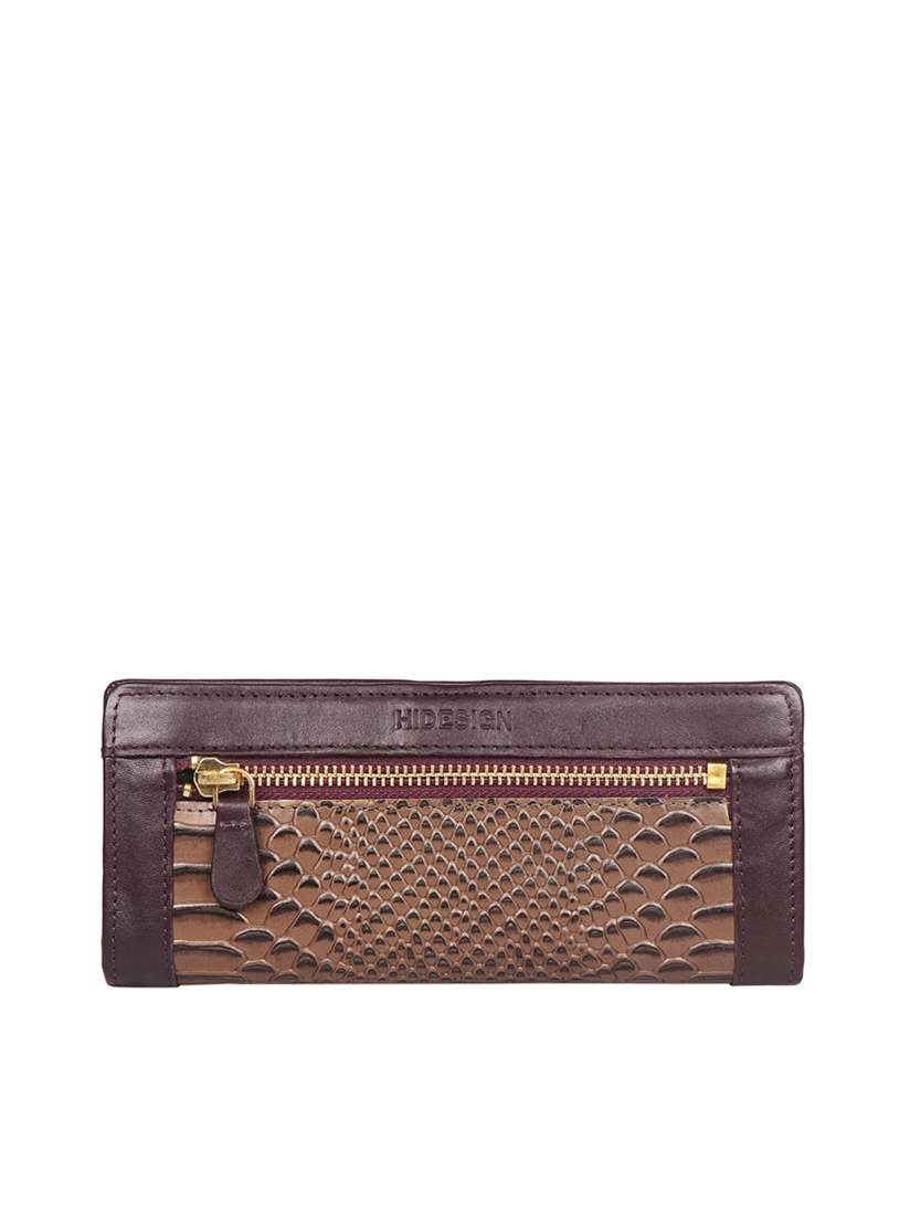 Buy Hidesign Women Burgundy Mauve Snakeskin Textured Two Fold Leather Wallet Wallets for Women 13102382 Myntra