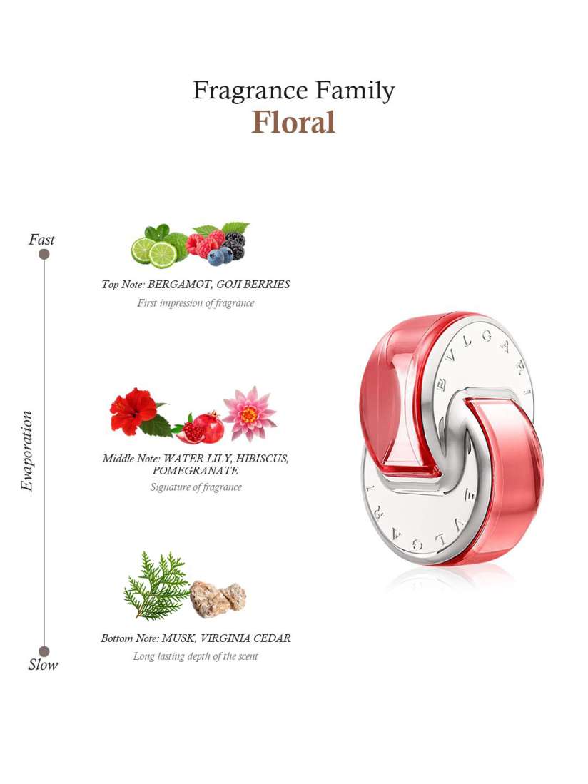 Bvlgari omnia coral notes top