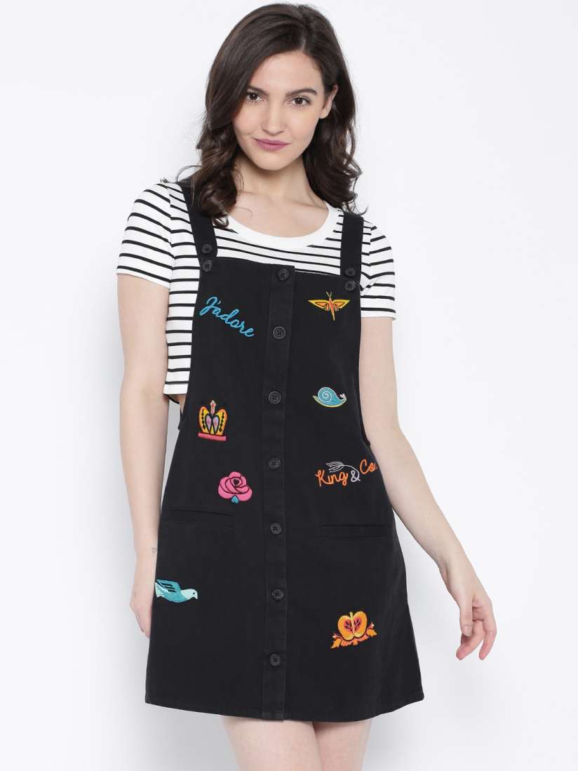Myntra dungaree dress 2025