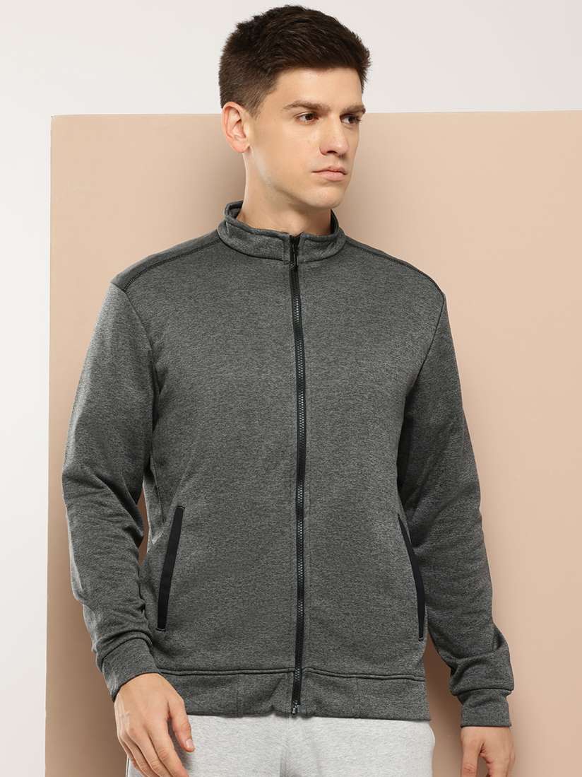 Buy Alcis Men Charcoal Grey Solid Sporty Jacket Jackets for Men 13108496 Myntra