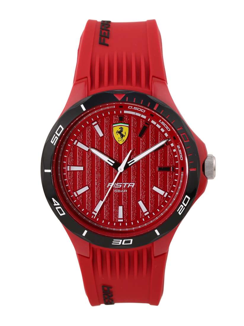 Buy SCUDERIA FERRARI Men Red Analogue Watch 0830781 Watches for Men 13113040 Myntra