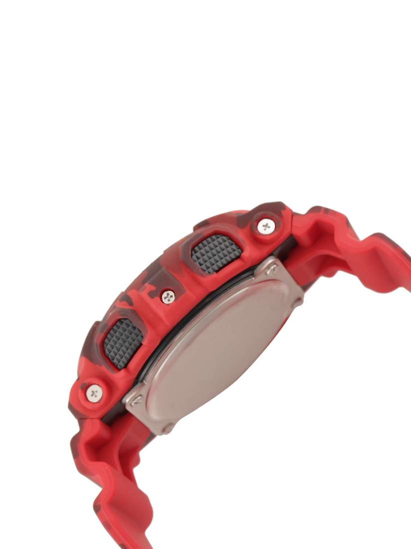 CASIO G-SHOCK GA-100CM RED CAMOUFLAGE腕時計 Casio G-Shock GA-100CM Red Camouflage 51mm Men's Quartz