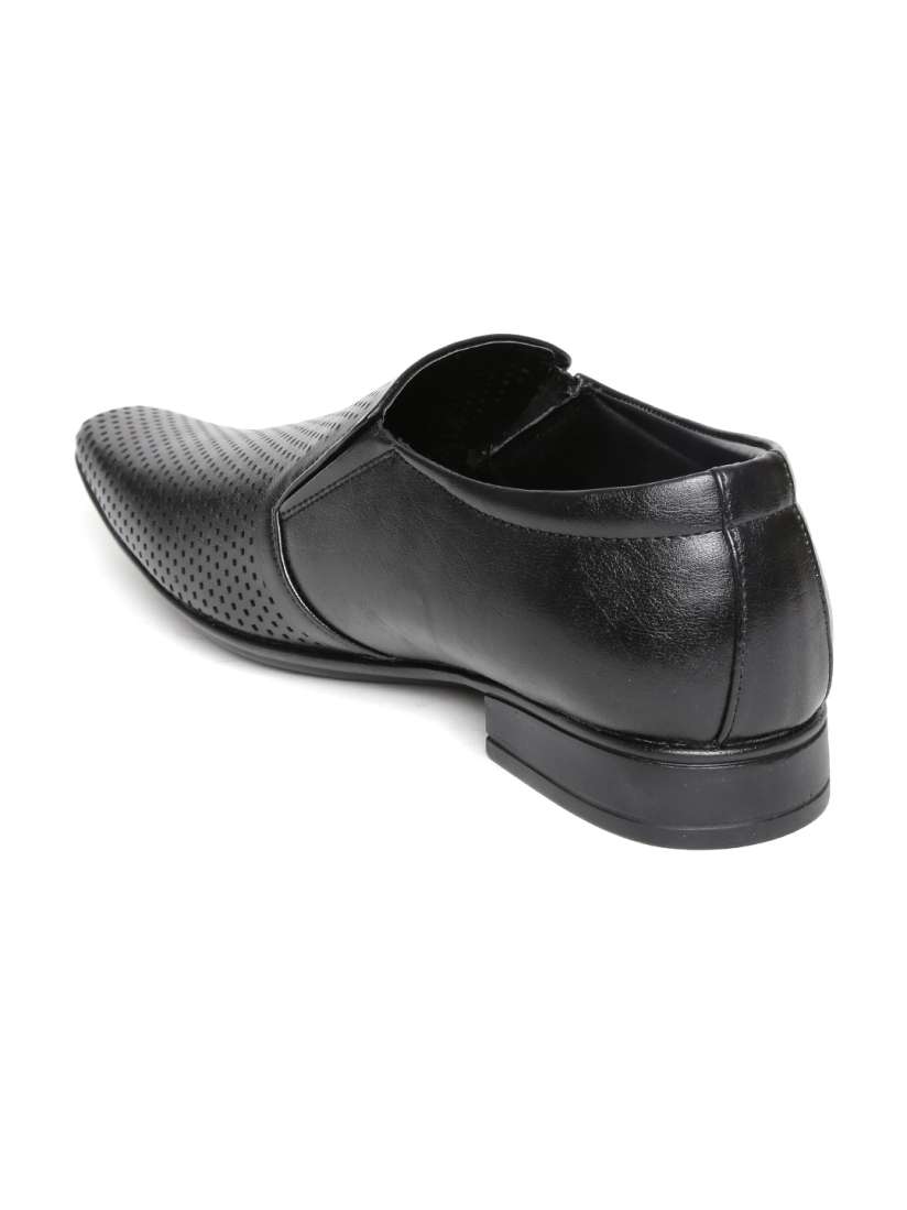 Buy Bata Men Black Cut Out Semiformal Shoes Formal Shoes for Men 1312839 Myntra